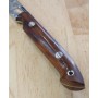 Cuchillo de pesca japonés - Katayama Yuta - Kawasemi - Damasco VG-10 - mango de madera de hierro - lanza - Tamaño:7.3cm