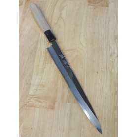 Cuchillo Japonés Yanagiba - MIURA - Serie Itadaki - Shirogami 2 - Acabado Espejado - Tamaño: 27cm