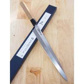 Cuchillo japonés Yanagiba - MASAMOTO SOHONTEN - Serie de acero Ginsan - 27cm