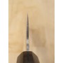 Japanese Santoku Knife - TAKESHI SAJI - Blue Steel No.2 Damascus - Colored - Size: 18cm