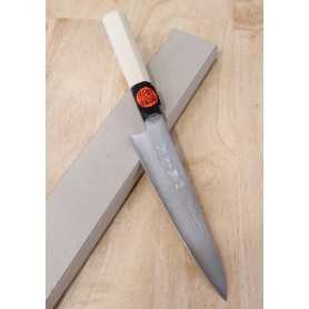 Cuchillo japonés SHIGEKI TANAKA Vg-10 damasco - Tamaño:150mm